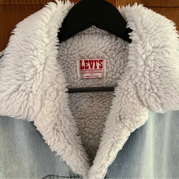 Vintage 80s Levi’s Sherpa Jacket - Picture 3 of 8